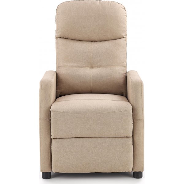 Fauteuil inclinable Gunvor en tissu beige Fauteuil inclinable Gunvor en tissu beige