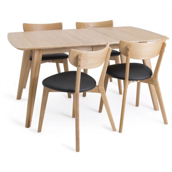 Table à manger extensible Bito en chêne huilé 180-270 cm Table à manger extensible Bito en chêne huilé 180-270 cm