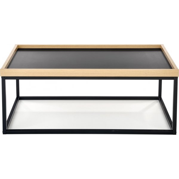 Table basse Vespa 100 x 60 cm - Beige/noir