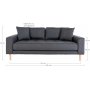 Lido 2,5-sits soffa - Mrkgr