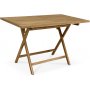 Salt vikbart bord i teak - 140x80 cm
