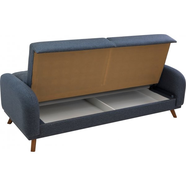 Canapé convertible 3 places Kronos Bleu foncé Canapé convertible 3 places Kronos Bleu foncé