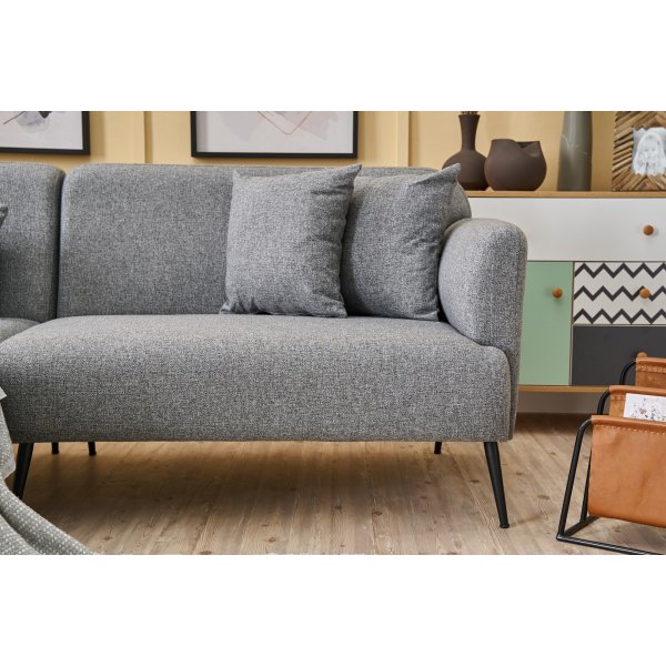 Canapé-lit Revos gauche - Gris Canapé-lit Revos gauche - Gris