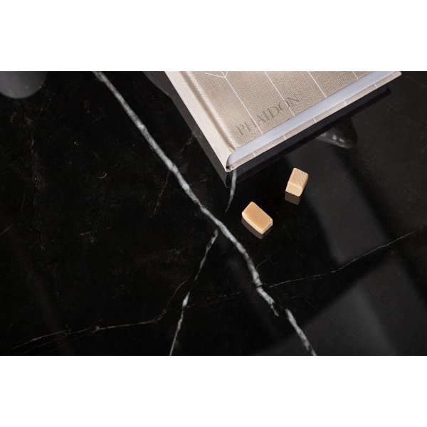 Michel soffbord 80 x 80 cm - Svart