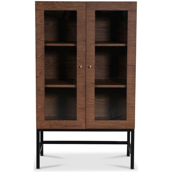 Carl vitrinskp lgt (Highboard) - Brunbetsad ek