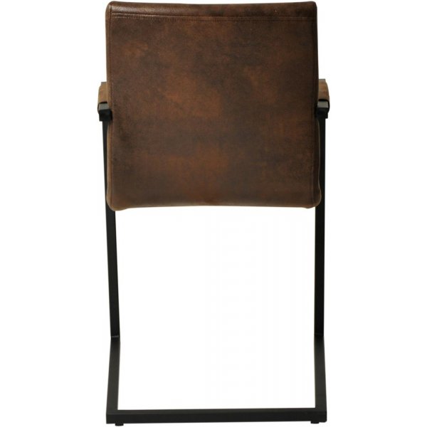 Morely karmstol - Brun konstläder Morely karmstol - Brun konstläder