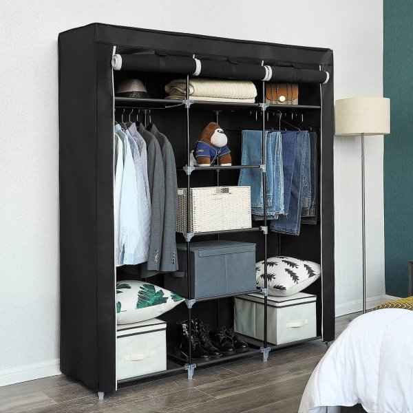 Armoire Katerina 150 x 175 cm - Noir Armoire Katerina 150 x 175 cm - Noir