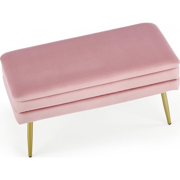 Darnell sittbnk - Rosa/guld