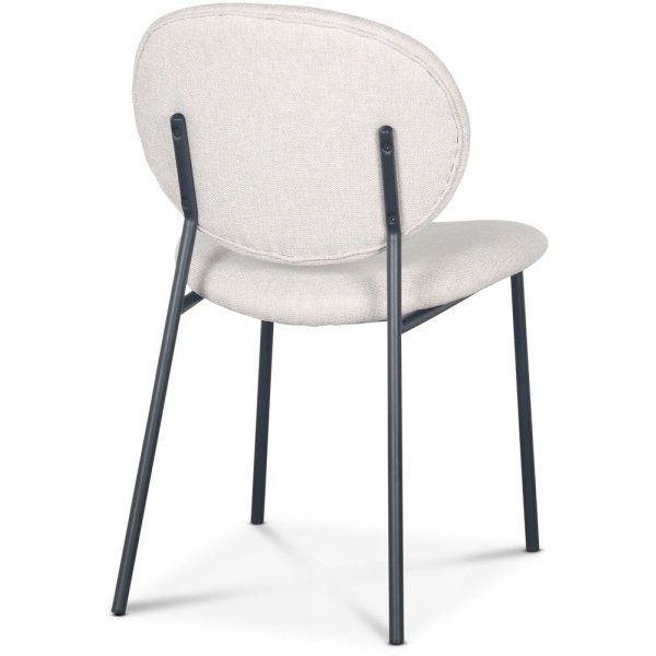 Tofta stol - Beige tyg/svart