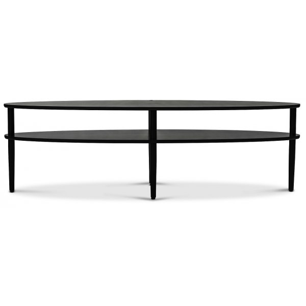 Ljusdal ovalt soffbord 160 cm - svart Ljusdal ovalt soffbord 160 cm - svart