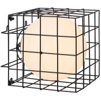Cage bord/vägglampa - Svart/vit Cage bord/vägglampa - Svart/vit