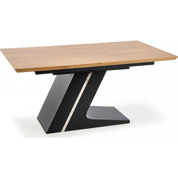 Becca matbord 160-220 cm - Ek/svart