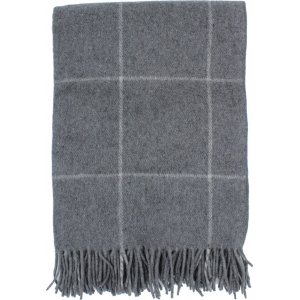 Elton plaid 130 x 170 cm - Grijs