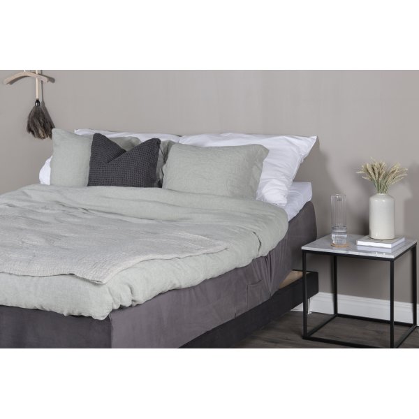 Vansbro sng 180 x 200 cm Medium - Mrkgr sammet