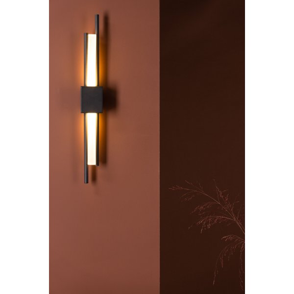 Clermont wandlamp - Zwart/wit