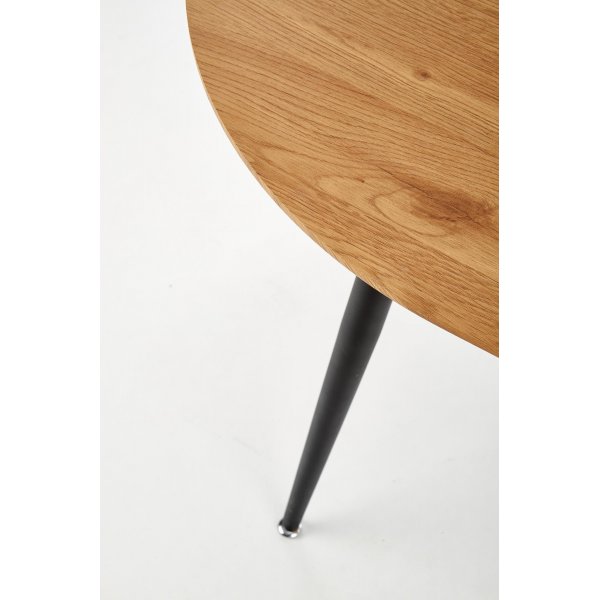 Table à manger Rocky 120-160 cm - Chêne/noir Table à manger Rocky 120-160 cm - Chêne/noir