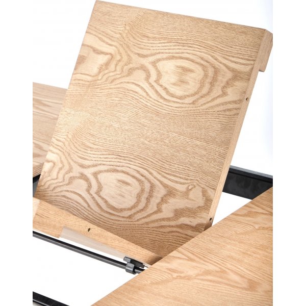 Table à manger Blackhaven 90x160-200 cm - Chêne/noir Table à manger Blackhaven 90x160-200 cm - Chêne/noir