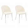 Stol i beige sammet - Plaza + Flckborttagare fr mbler