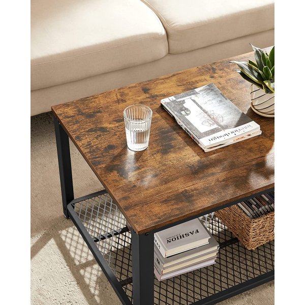 Table basse Anders 106,2 x 60,2 cm - Marron/noir Table basse Anders 106,2 x 60,2 cm - Marron/noir