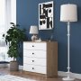 Mendy byr B:80 cm - Valnt/vit