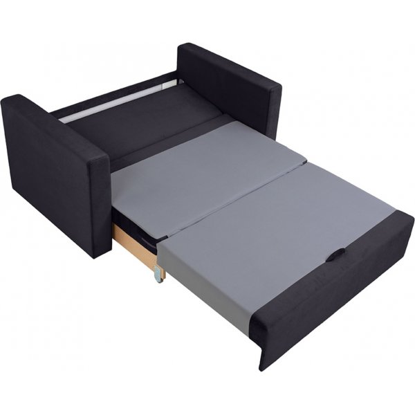 Canap-lit 2 places Bunio - Noir