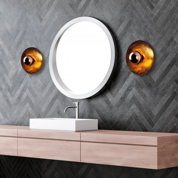 Kurt wandlamp 28 cm - Koper