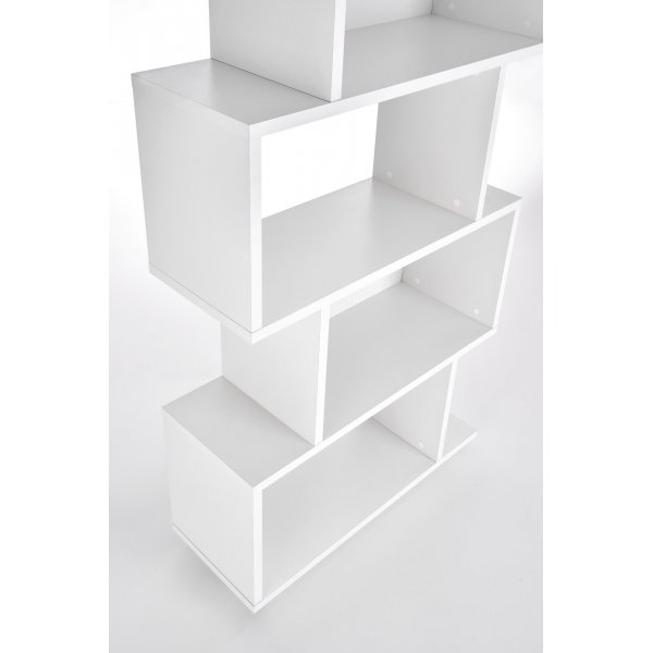 Kalahari bokhylla - Vit