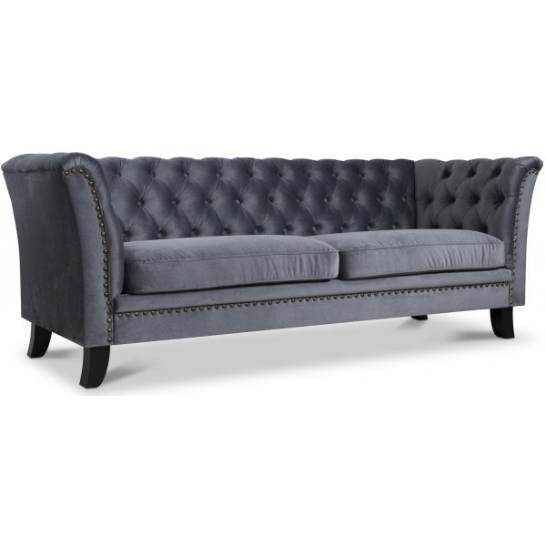 Bank Milton Chesterfield - 212 cm + Vlekverwijderaar voor meubels Bank Milton Chesterfield - 212 cm + Vlekverwijderaar voor meubels