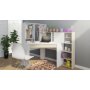 Function Plus skrivbord 138,4 x 101,6 x 141,1 cm - Vit/ek