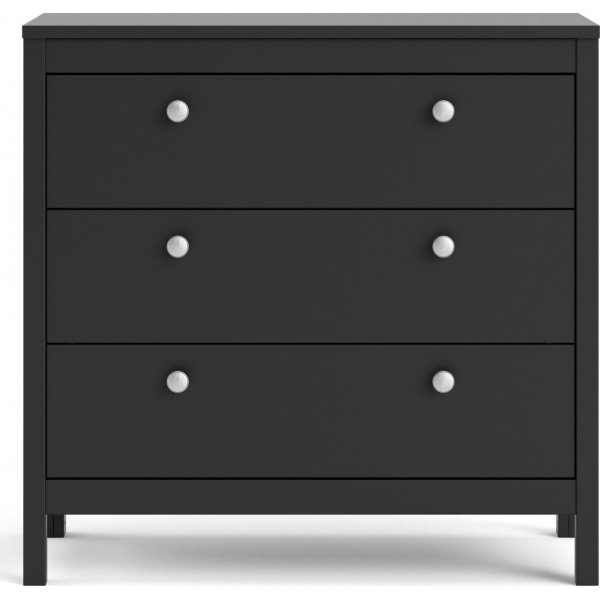 Madrid dressoir met 3 laden - Zwart Madrid dressoir met 3 laden - Zwart