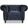 Ashford chesterfield ftlj - Mrkbl sammet