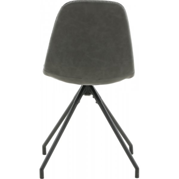 Bridge snurrbar matstol - Svart PU Bridge snurrbar matstol - Svart PU