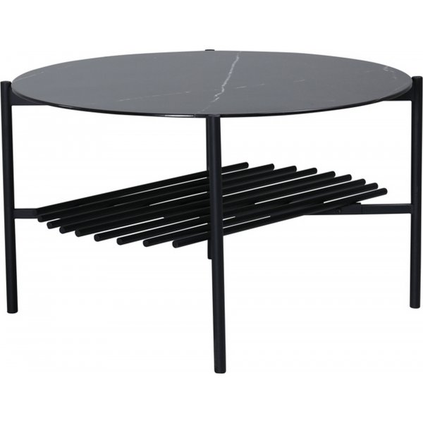 Adel soffbord 80 cm - Svart marmor Adel soffbord 80 cm - Svart marmor