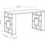 Maze skrivbord 140x60 cm - Antik Vit