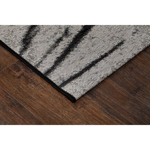 Domani Tiger flatvvd matta Silver