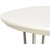 Brick ovalt matbord 170-270 cm - Vit/krom