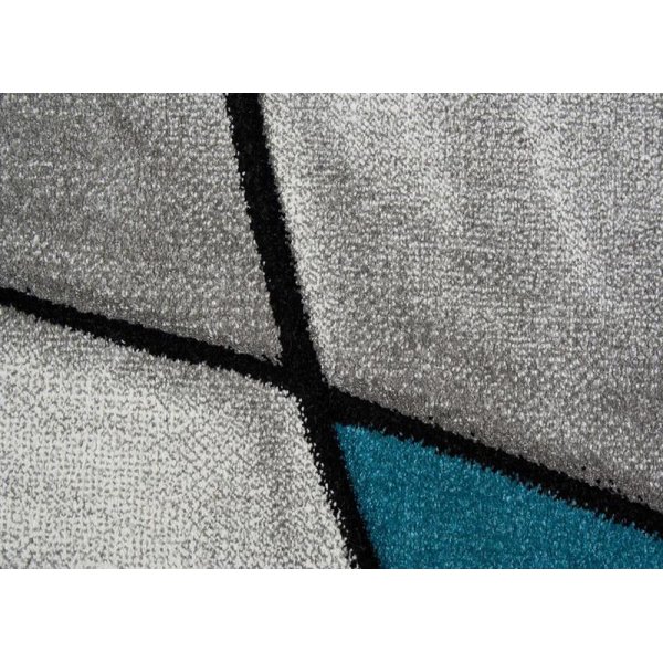 Maskinvävd matta Turin - Turkos Maskinvävd matta Turin - Turkos