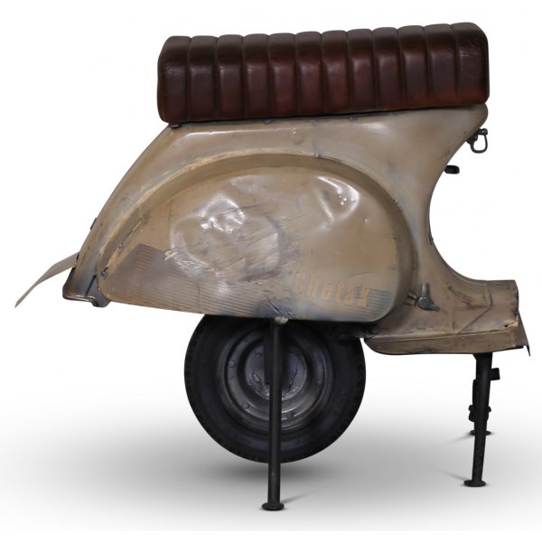 Scooter barstol - Vintage beige / Brun Scooter barstol - Vintage beige / Brun