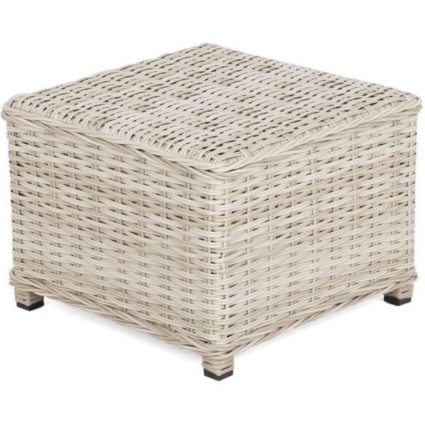 Soffgrupp Bergamo med fåtöljer, pallar & bord - Beige/beige melerad Soffgrupp Bergamo med fåtöljer, pallar & bord - Beige/beige melerad