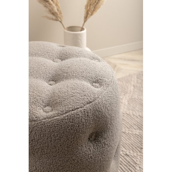 Pouf Respit - Teddy gris beige Pouf Respit - Teddy gris beige