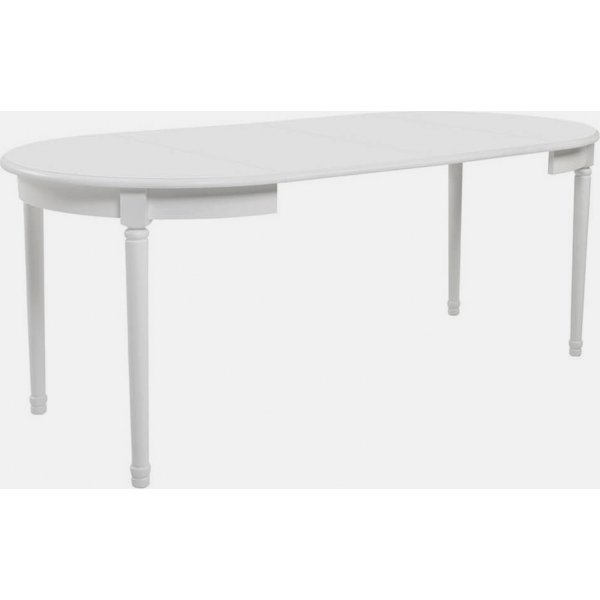 Table  manger Lucan 4 95-195 x 95 cm - Blanc