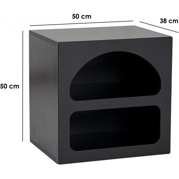 Table de chevet Liva - Noir Table de chevet Liva - Noir