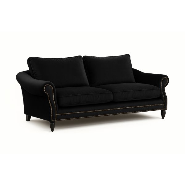 Soffa Memo 3-sits - Svart