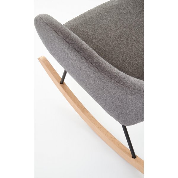 Fauteuil à bascule Mengoba - Gris Fauteuil à bascule Mengoba - Gris