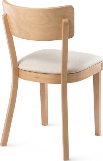 Chaise de salle  manger solide - Couleur optionnelle du cadre et du rembourrage