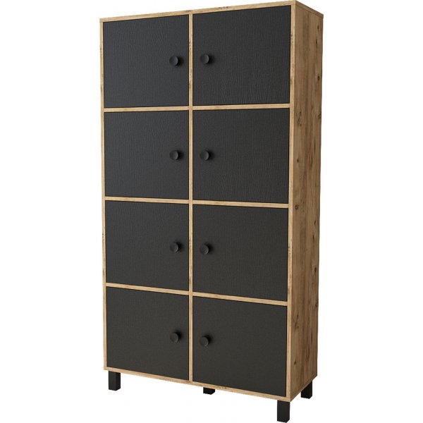 Vilamo skåp 59 - Furu/svart Vilamo skåp 59 - Furu/svart