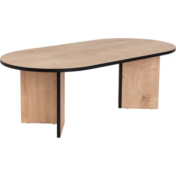 Sable soffbord 119 x 60 cm - Safir ek/svart Sable soffbord 119 x 60 cm - Safir ek/svart