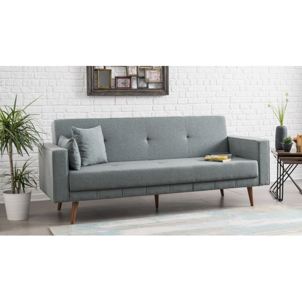 Dublin 3-sits bäddsoffa - Blå Dublin 3-sits bäddsoffa - Blå