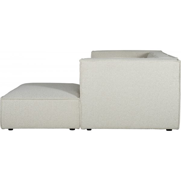 Nees modulaire bank in wit boucl - combo 1