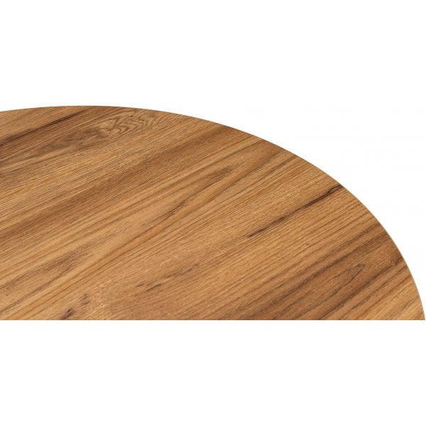 Table basse ovale 120 x 60 cm - Marron Table basse ovale 120 x 60 cm - Marron